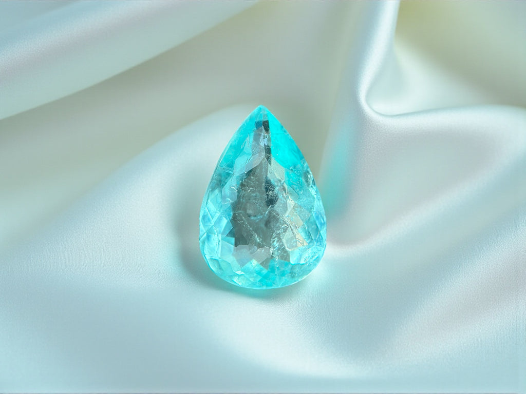3.63 CT NEON BLUE NATURAL PARAIBA FINE QUALITY