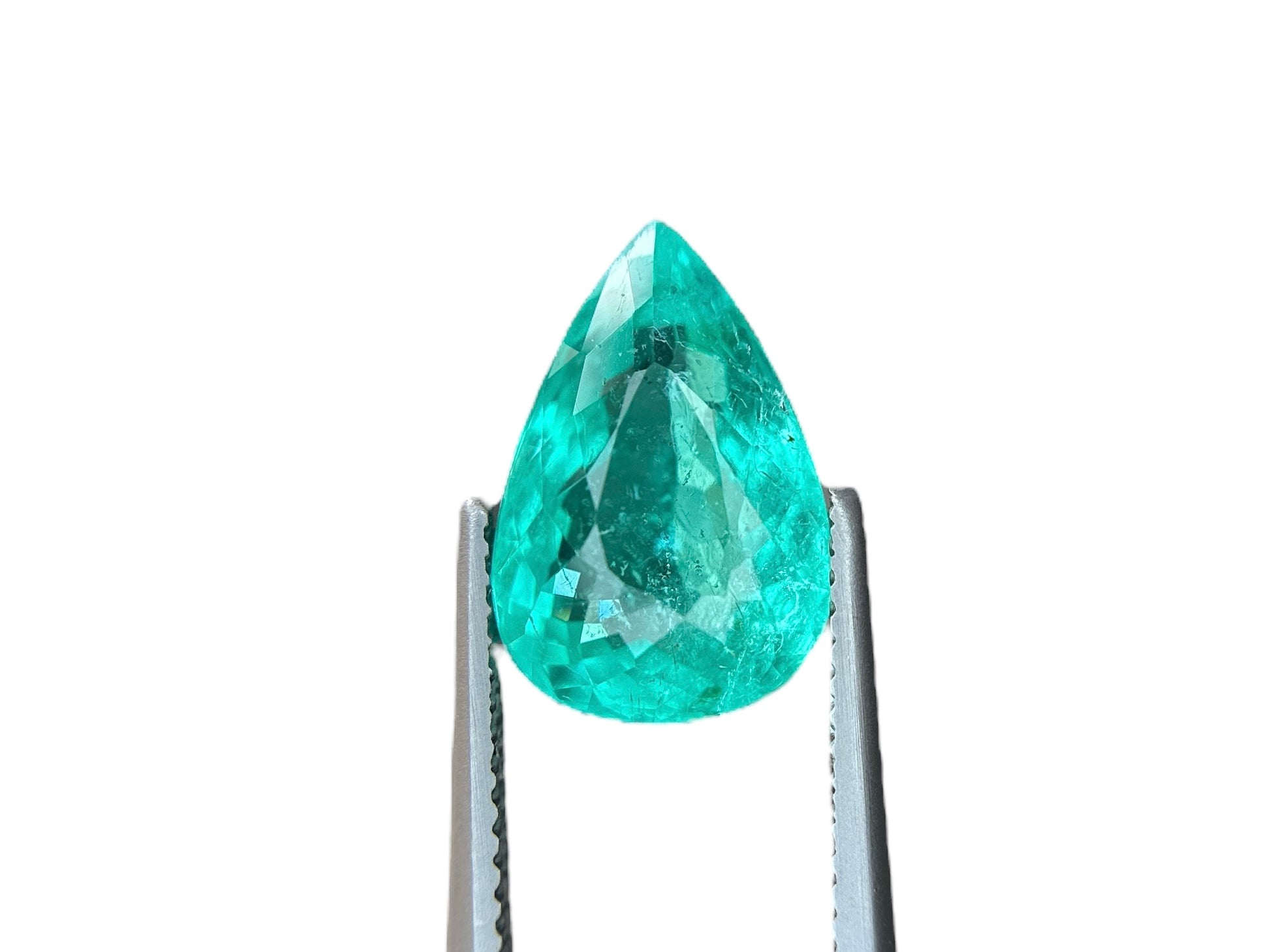 6.21 CT NEON GREENISH BLUE NATURAL PARAIBA FINE QUALITY