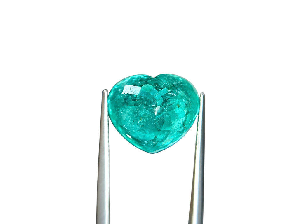 16.18 CT NEON GREENISH BLUE NATURAL PARAIBA FINE QUALITY
