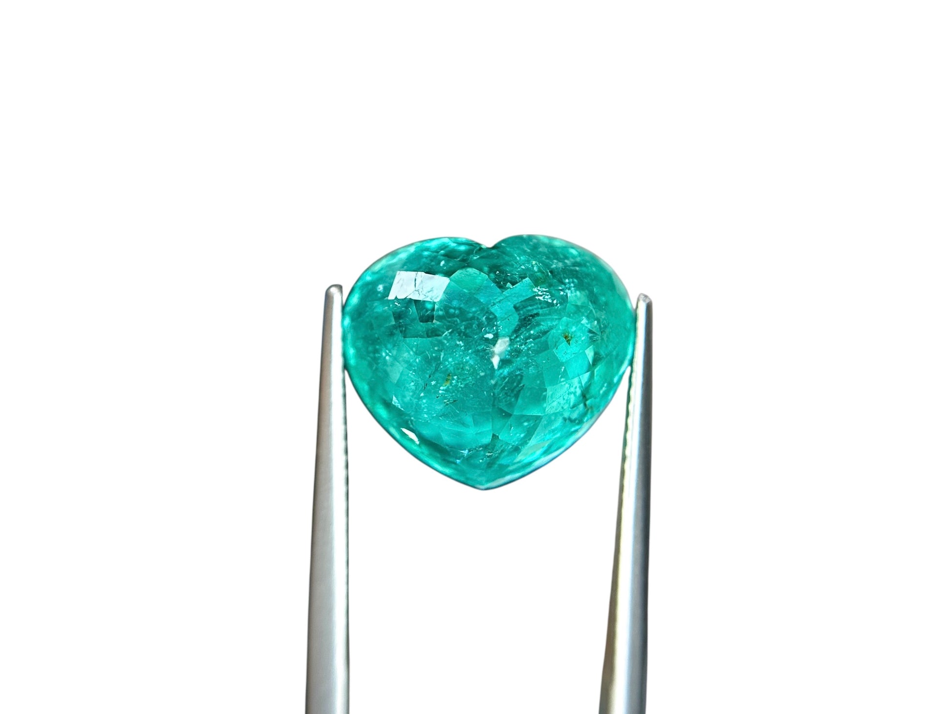 16.18 CT NEON GREENISH BLUE NATURAL PARAIBA FINE QUALITY