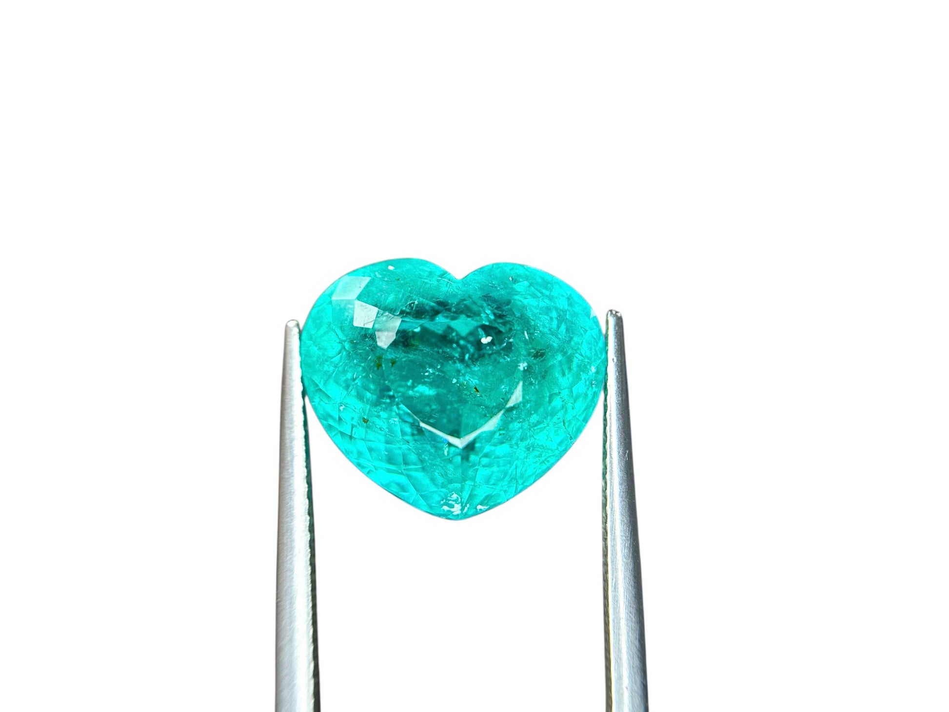 16.18 CT NEON GREENISH BLUE NATURAL PARAIBA FINE QUALITY
