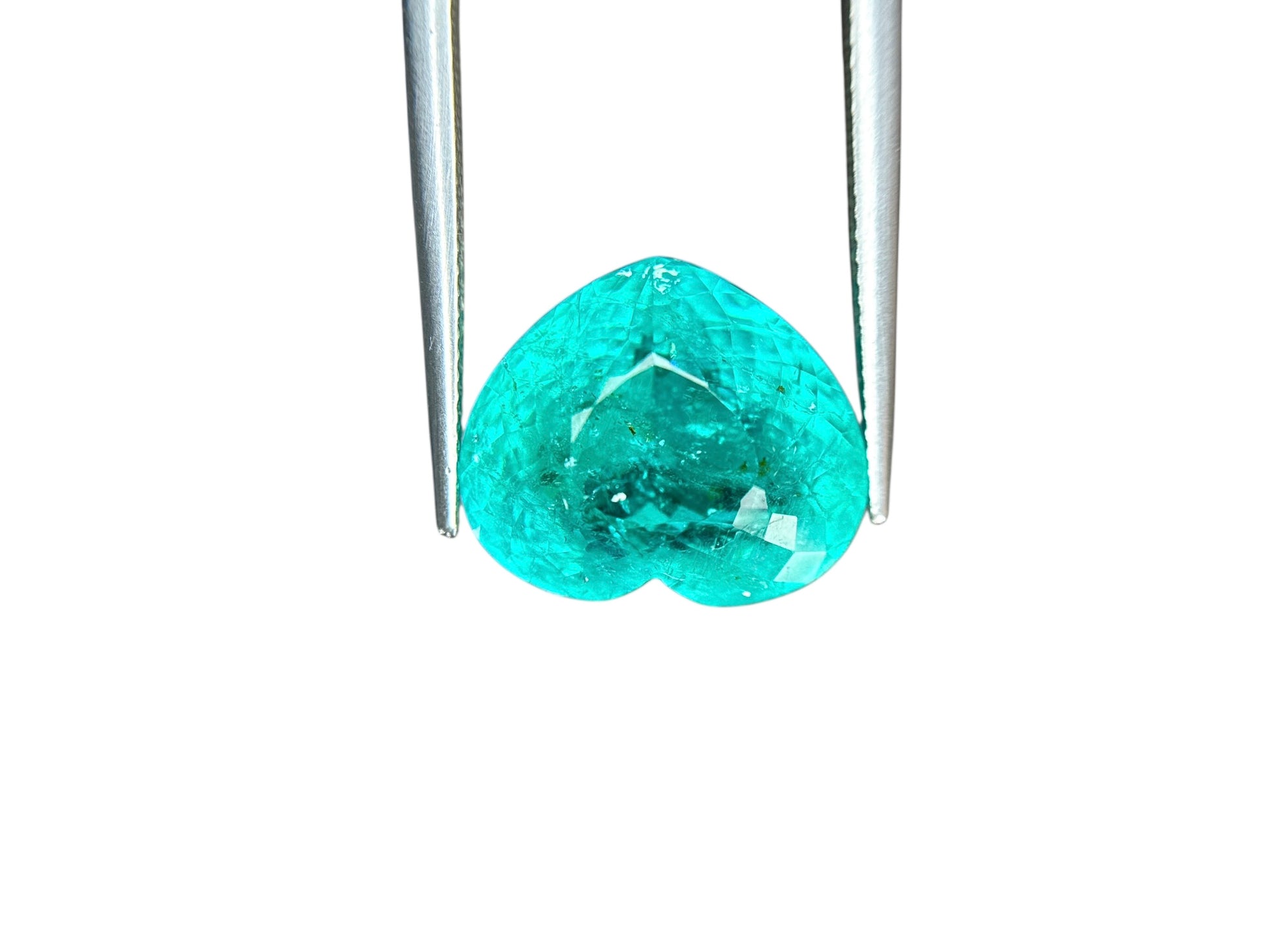 16.18 CT NEON GREENISH BLUE NATURAL PARAIBA FINE QUALITY