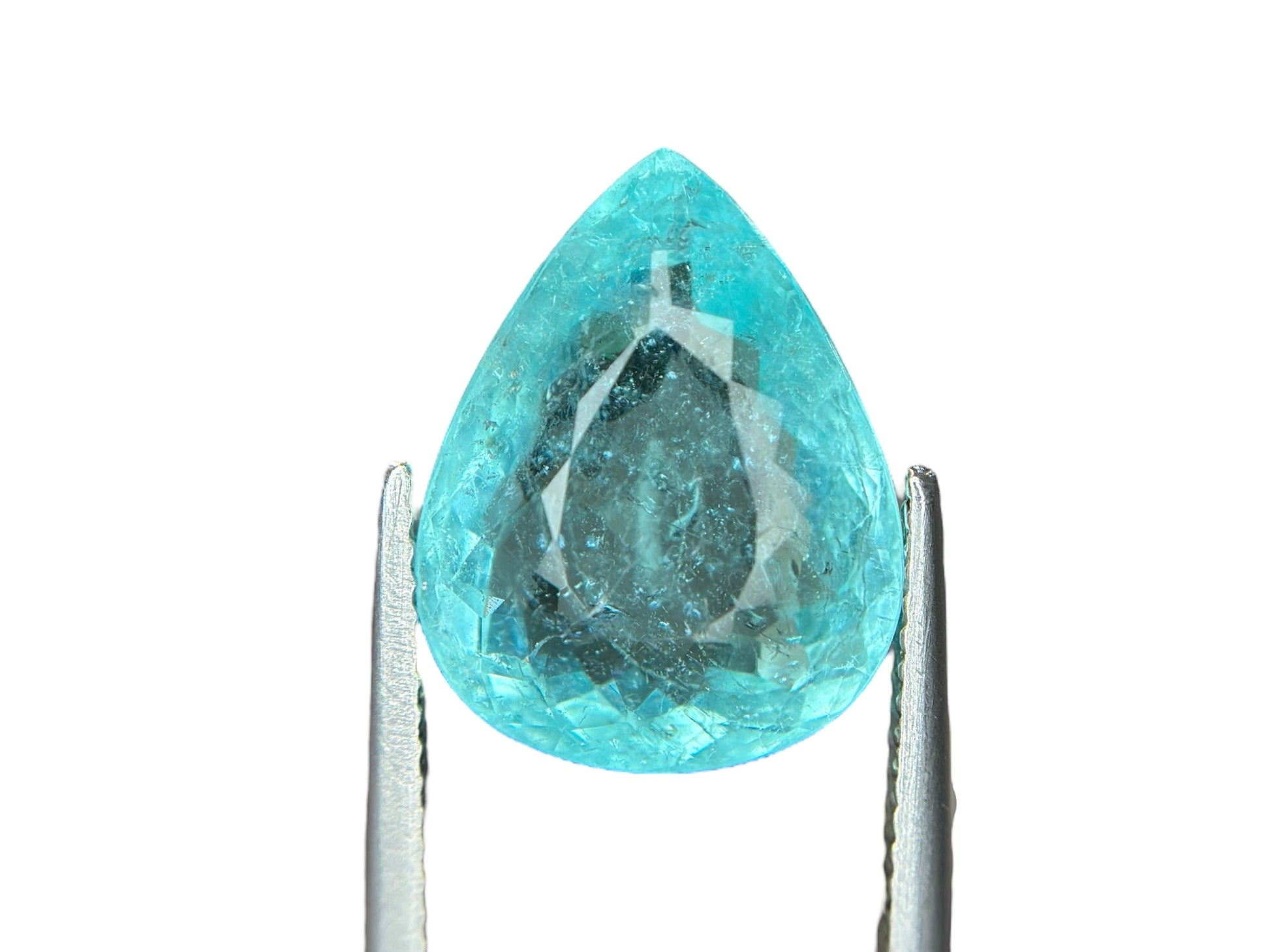 9.09 CT NEON BLUE NATURAL PARAIBA FINE QUALITY