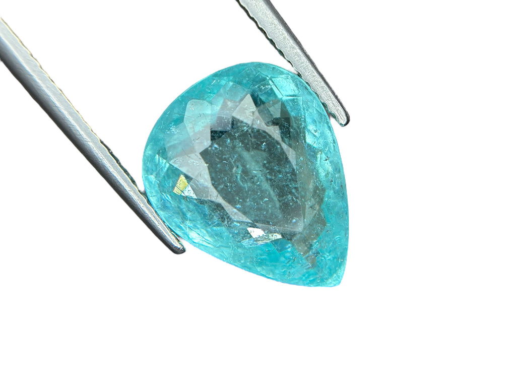 9.09 CT NEON BLUE NATURAL PARAIBA FINE QUALITY