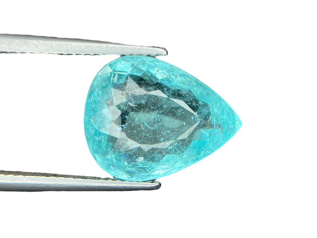 9.09 CT NEON BLUE NATURAL PARAIBA FINE QUALITY