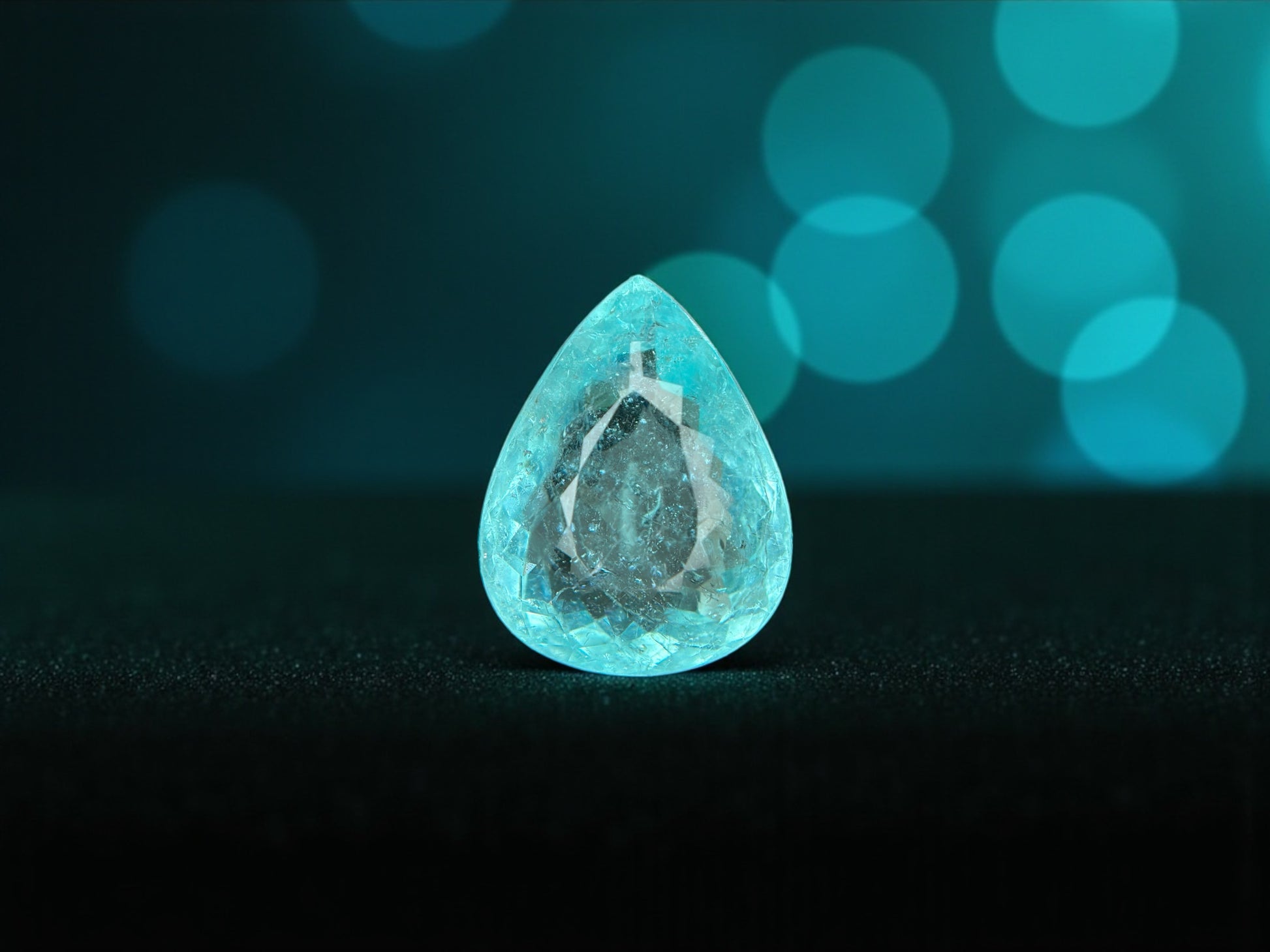 9.09 CT NEON BLUE NATURAL PARAIBA FINE QUALITY