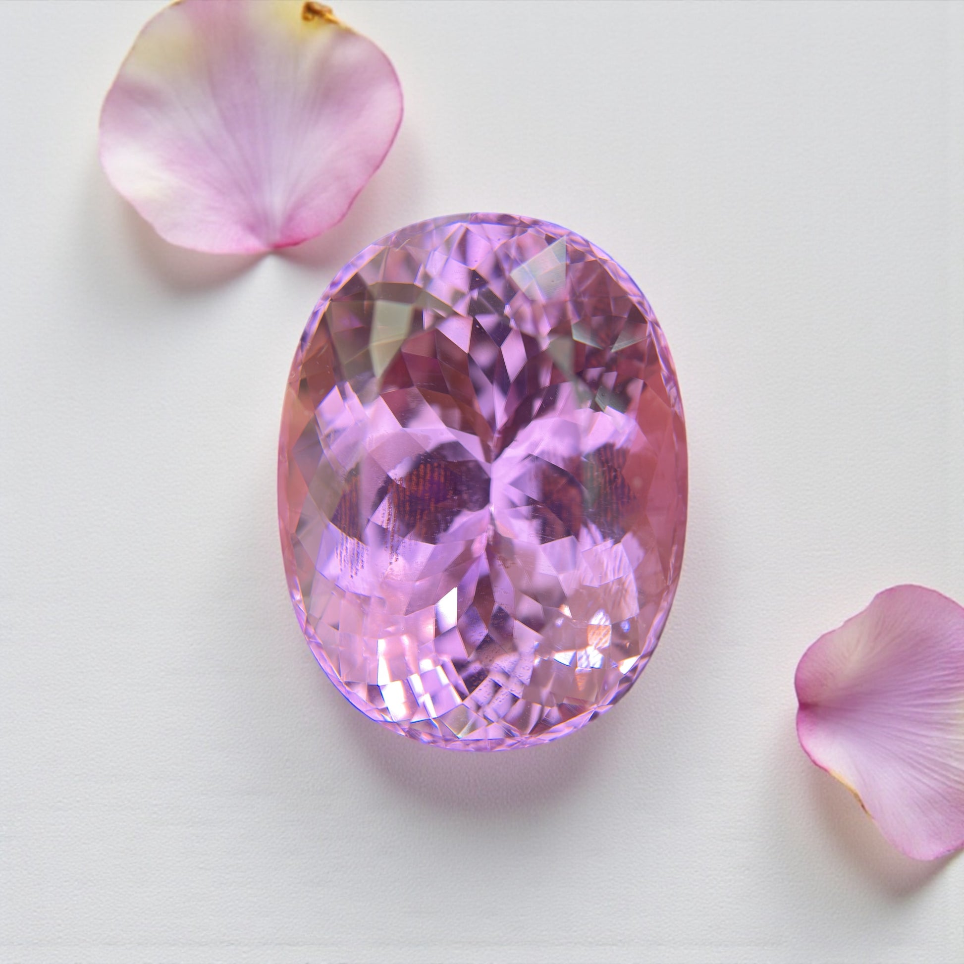 69.97 CT NATURAL KUNZITE WITH PINK  COLOR