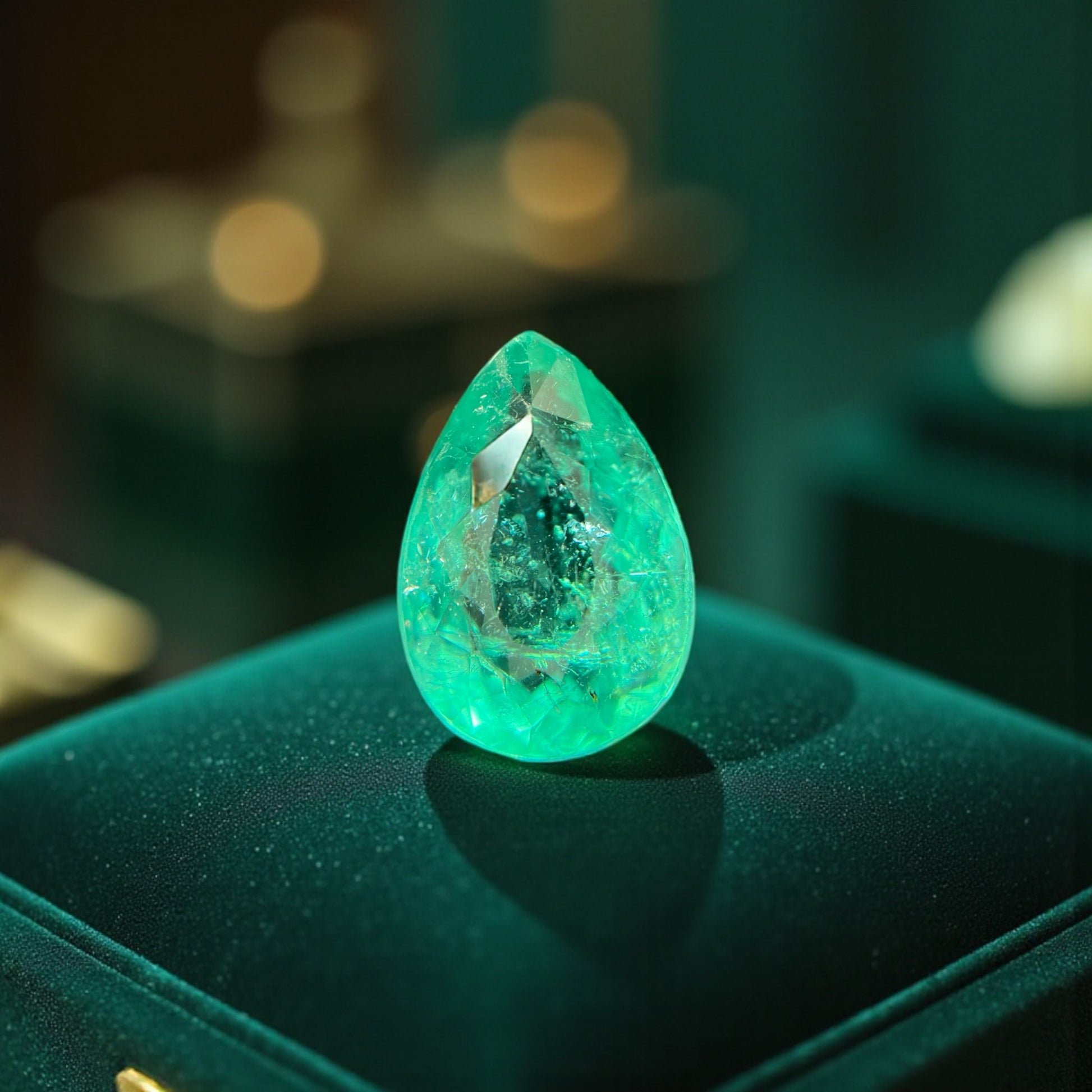 3.47 CT NEON GREENISH BLUE NATURAL PARAIBA FINE QUALITY