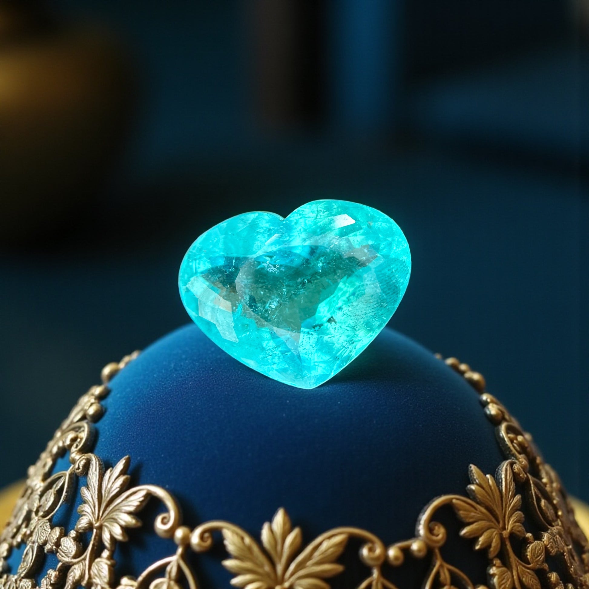 25.49 CT NEON  BLUE NATURAL PARAIBA TOP QUALITY