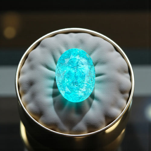 0.88 CT GREENISH BLUE BRAZIL PARAIBA TOP QUALITY