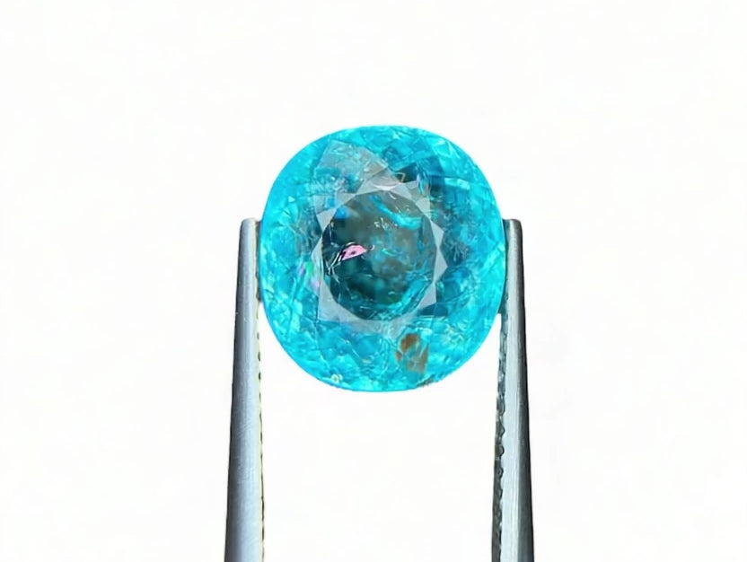 6.65 CT NEON BLUE NATURAL PARAIBA TOP QUALITY
